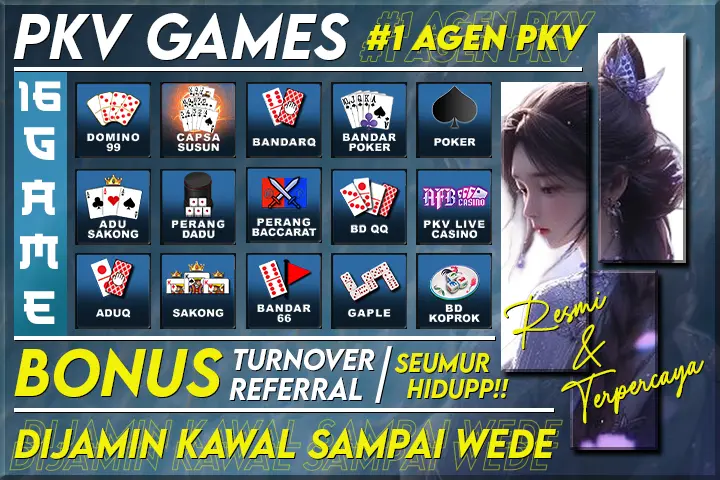 Situs PKV Games Resmi : Poker QQ Online Mudah Menang 2025.